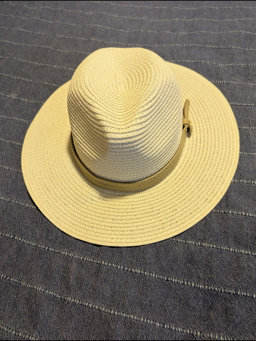 NWT Wide Brim Sun Hat in Natural